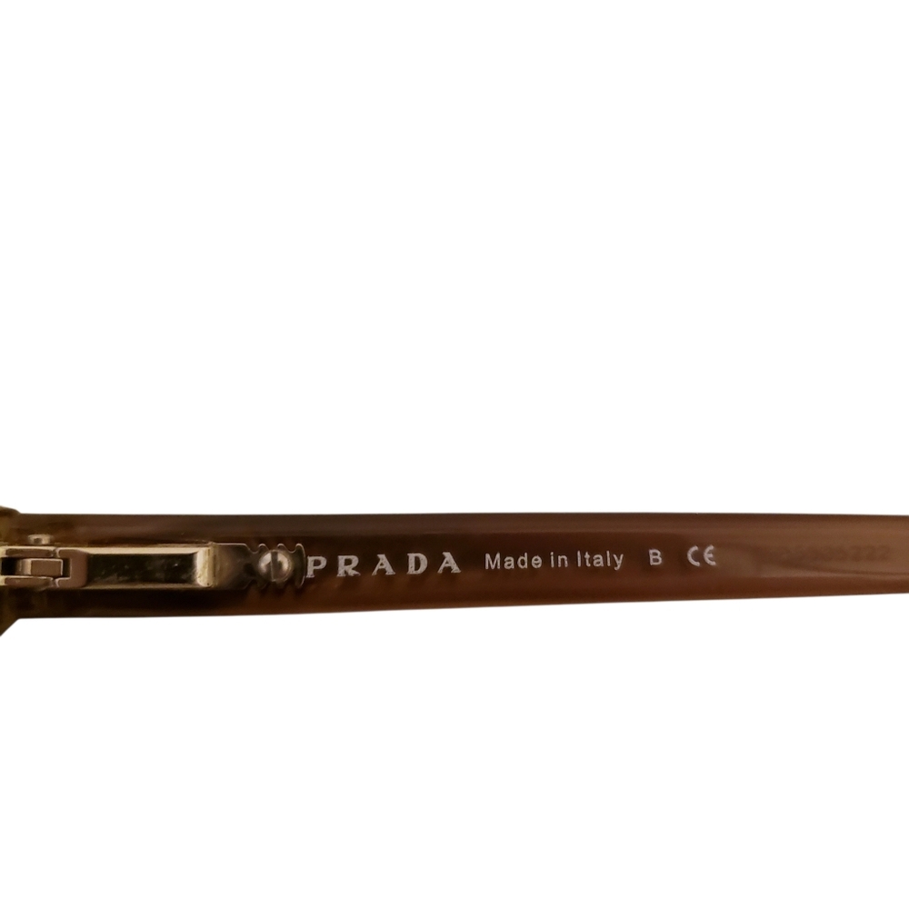 Prada Linea Rossa Brown Rectangular Eyeglasses VP… - image 5